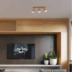 Sollux Berg Single Spotlight - Wood -LumiCraft Sales Store E3898 004