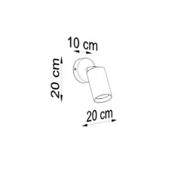 Sollux Berg Single Spotlight - Wood -LumiCraft Sales Store E3898 006