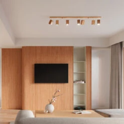 Sollux Keke Single Spotlight - Wood -LumiCraft Sales Store E3900 003