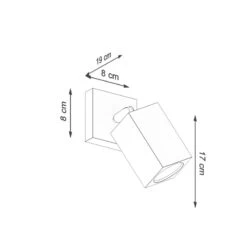 Sollux Keke Single Spotlight - Wood -LumiCraft Sales Store E3900 006
