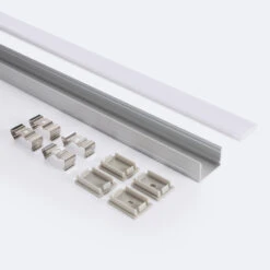 2m Surface Aluminium Profile For 22mm Wide Double LED Strip -LumiCraft Sales Store E39095 02