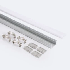 2m Surface Aluminium Profile For 20mm Wide LED Stirp -LumiCraft Sales Store E39098 02