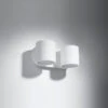 Sollux Orbis Twin Up & Down Wall Light - White