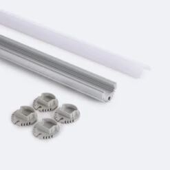 2m Surface And Pendant Round Aluminium Profile For 11mm Wide LED Strip -LumiCraft Sales Store E39103 02