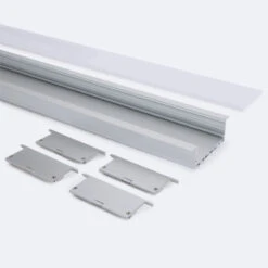 2m Recessed Aluminium Big Profile For 60mm Wide LED Strip -LumiCraft Sales Store E39104 02