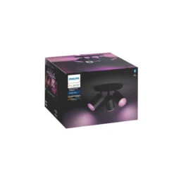 Philips Hue 3x6W Colour Changing 3 Light Ceiling Spotlight - Black -LumiCraft Sales Store E3950 002