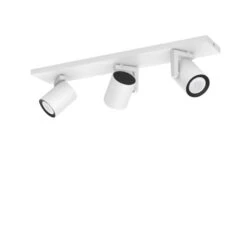 Philips Hue 18W RGBW White Colour Argenta Ceiling Spotlight - White