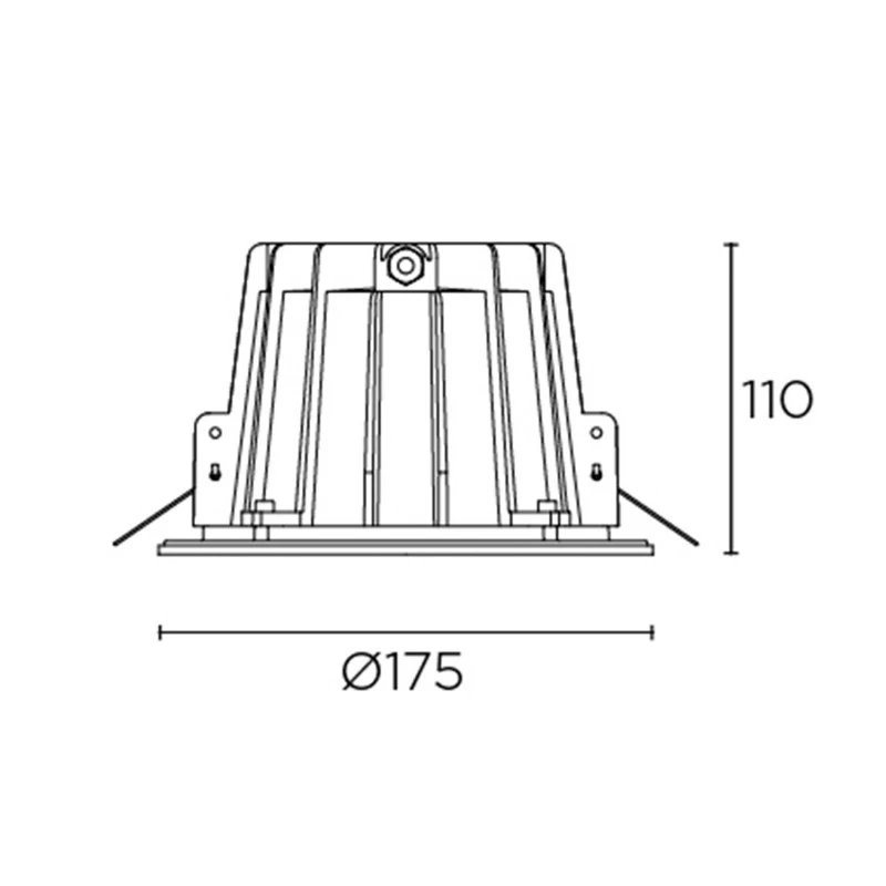 18W Warm White LED Downlight Dako IP65 LEDS-C4 15-E036-05-CL 4 18W Warm White LED Downlight Dako IP65 LEDS-C4 15-E036-05-CL - Image 2