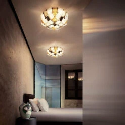 Slamp Mida Medium Surface Ceiling Or Wall Light - Gold