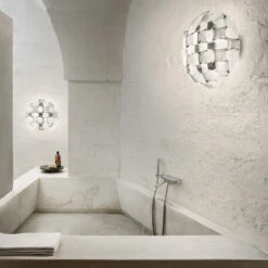 Slamp Mida Medium Surface Ceiling Or Wall Light - Silver -LumiCraft Sales Store E4125 002