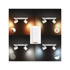 Philips Hue Runner GU10 White Ambiance Double Spotlight Wall Light White -LumiCraft Sales Store E4226 004