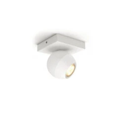 Philips Hue Buckram Extension White Ambiance GU10 Single Spotlight Wall Light White -LumiCraft Sales Store E4236 002