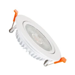 Round Ultraslim Expert Colour 15W Daylight COB LED Adjustable Downlight Cutout 100mm LIFUD -White -LumiCraft Sales Store E4684 005