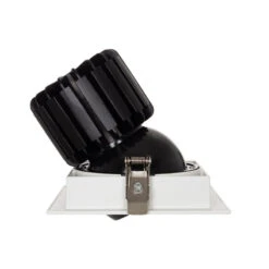 Square Expert Colour 18W Warm White COB LED Adjustable Downlight Cutout 125x125mm - Black & White 8 Square Expert Colour 18W Warm White COB LED Adjustable Downlight Cutout 125x125mm - Black & White -LumiCraft Sales Store E4698 003