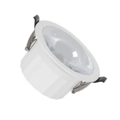 Round Luxpremium 12W Daylight LED Downlight Cutout 95mm With LIFUD Driver- White
