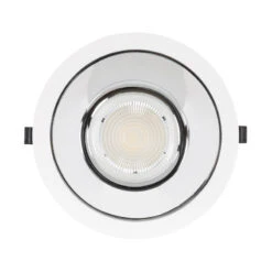Round Luxpremium 36W Cool White LED Downlight Cutout 140mm With LIFUD Driver - White -LumiCraft Sales Store E4719 002