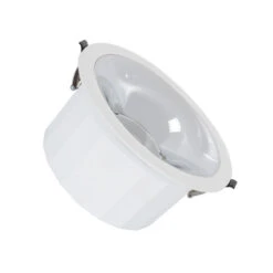 Round Luxpremium 36W Daylight LED Downlight Cutout 140mm With LIFUD Driver - White