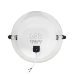 Round 24W Warm White LED Downlight Lux IP44 Cutout 200mm - White -LumiCraft Sales Store E4763 003
