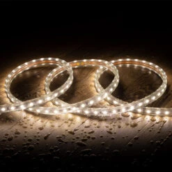 6M IP65 220V AC Cool White LED Strip Kit