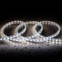 10M IP65 220V AC Daylight White LED Strip Kit