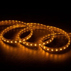 4M IP65 220V AC Amber Yellow LED Strip Kit