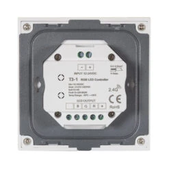Wall Mounted Tactile Dimmer For RGB 12/24V DC RF LED Strips White -LumiCraft Sales Store E7111 04