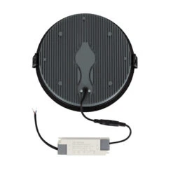 Circular 30W Warm White LED Downlight Cutout 205mm - Black -LumiCraft Sales Store E7143 05