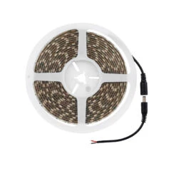 5m Cool White 12V DC LED Strip 60LED/m 10mm Wide Cut At Every 5cm IP65 20 5m Cool White 12V DC LED Strip 60LED/m 10mm Wide Cut At Every 5cm IP65 -LumiCraft Sales Store E7434 06