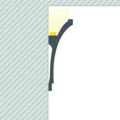 2m Lighting Coving For LED Strip Flame -LumiCraft Sales Store E7458 04