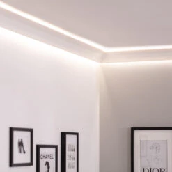 2m Lighting Coving For LED Strip Double Arch -LumiCraft Sales Store E7610 03