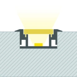 2m Walk On Aluminium Profile Up To 12mm -LumiCraft Sales Store E7964 04