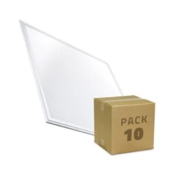 Pack Of 10 40W Cool White LED Panels - 600 X 600mm DRIVER NOT INCLUDED
